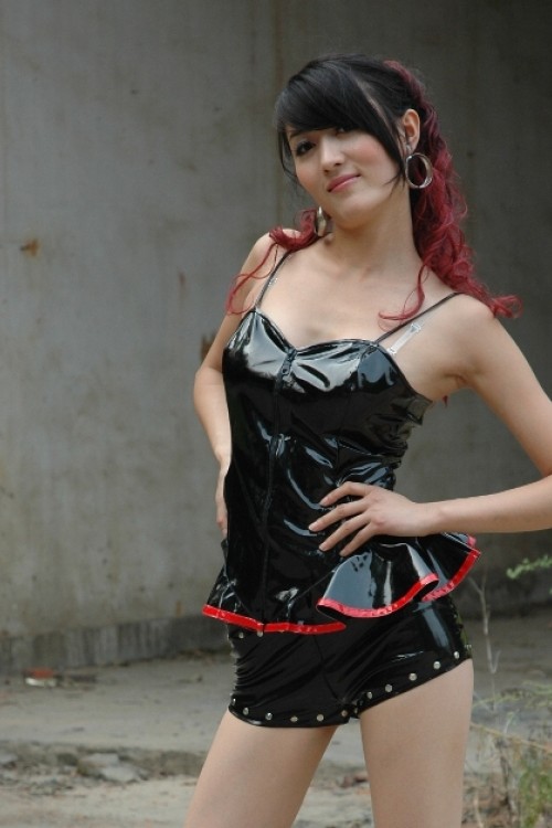 fanciful Strap-Top,black